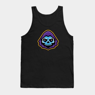 Reap Victory with our Grim Reaper Sports Mascot T-shirt - Unique Athletic Apparel Tank Top